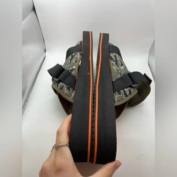 Fila mens army green slide sandals size 13 - Picture 8 of 9